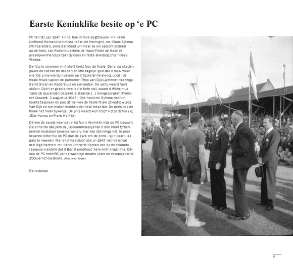 earste keninklike besite op e pc